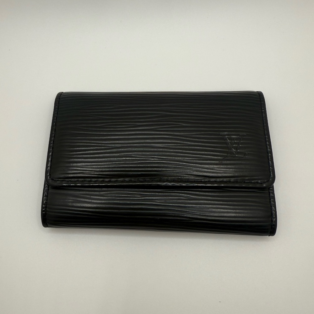 Louis Vuitton Black Epi Multicles Leather 6 Ring Key Holder